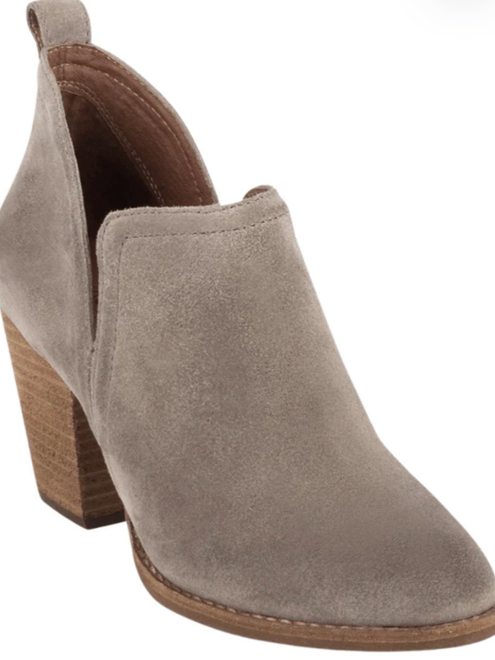 Jeffrey Campbell “Rosalie” Bootie - Taupe Suede